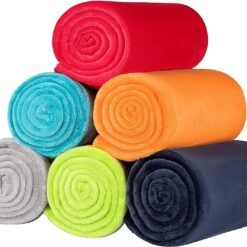 Cloudz: Bright Fleece Blankets - Assorted 10CT