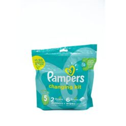PAMPERS CRUISERS DIAPER CHANGING KIT 10/6 DIAPERS SIZE 6
